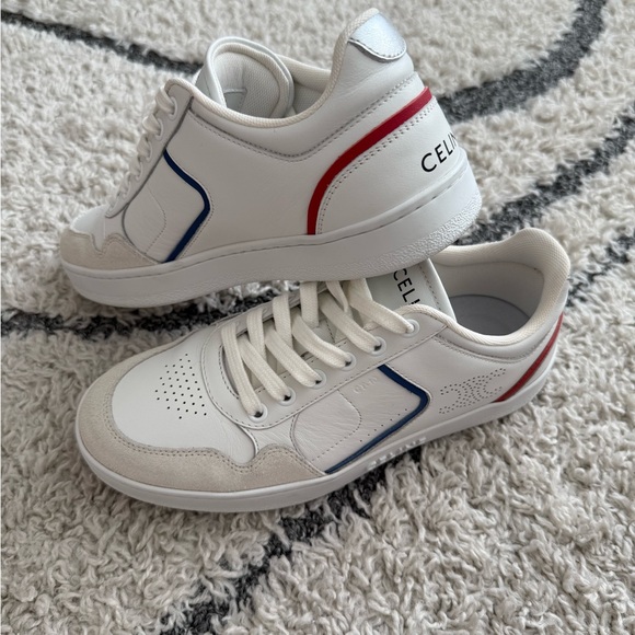 Celine trainer sneakers in calfskin - Picture 1 of 8